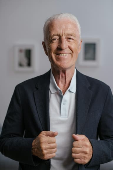 Foto van opa als voorbeeld